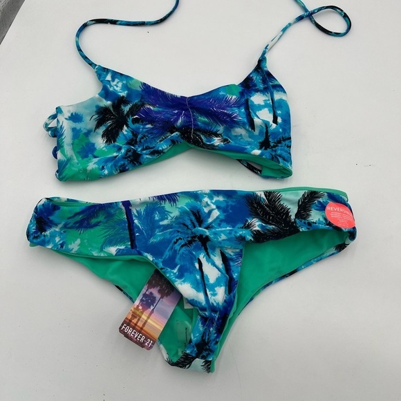 Forever 21 Tropical Bikini Set - Size 6 (NWT) - Picture 2 of 6